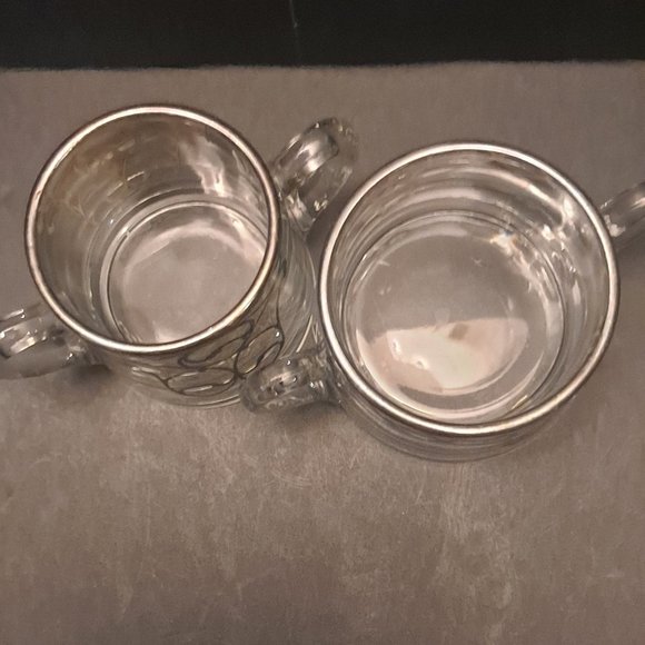 VINTAGE ART NOUVEAU SUGAR BOWLS - Picture 2 of 3